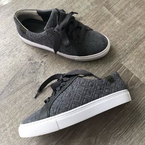 LIKE NEW Tory Burch Wool Marion Quilted Sneakers -